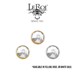 LeRoi LeRoi 14g Flat Gem Bezel with CZ