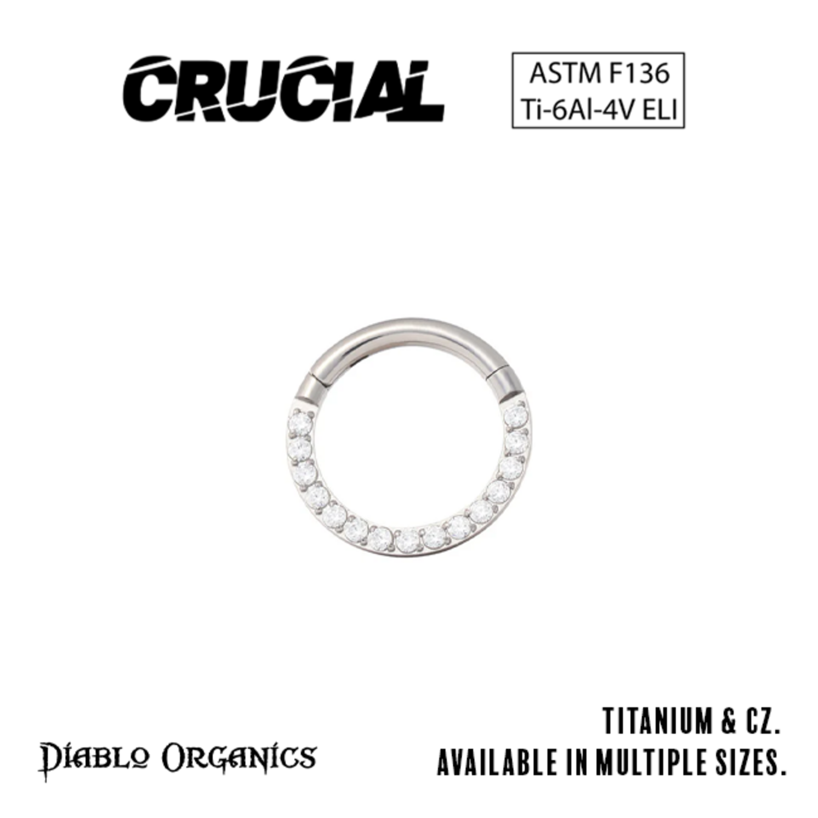 Crucial by Diablo Organics Crucial by Diablo Organics 16g titanium clicker with CZ
