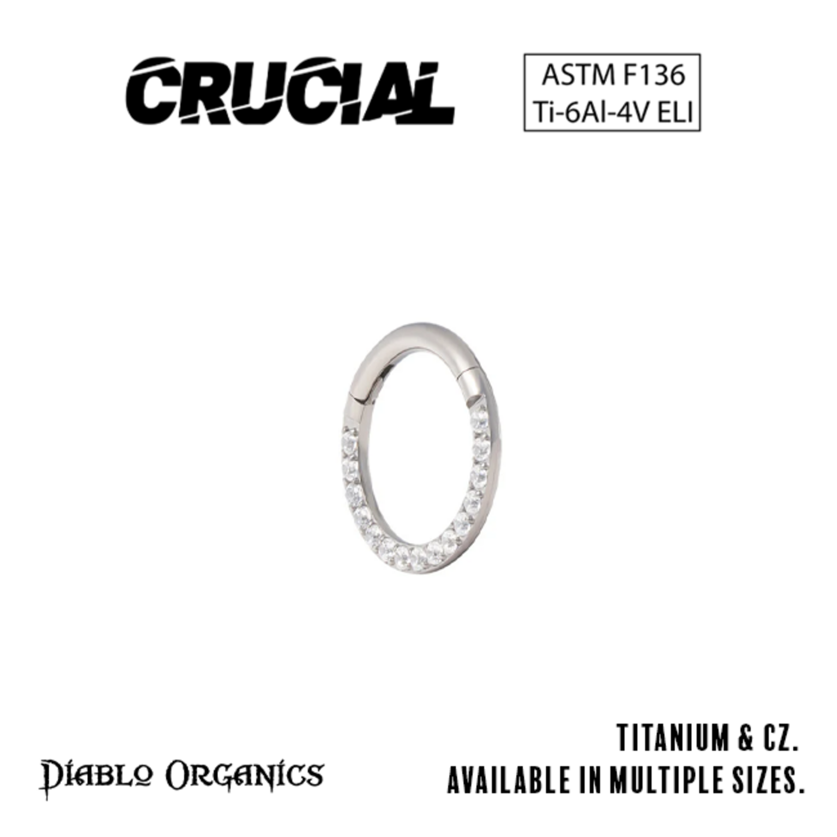 Crucial by Diablo Organics Crucial by Diablo Organics 16g titanium clicker with CZ
