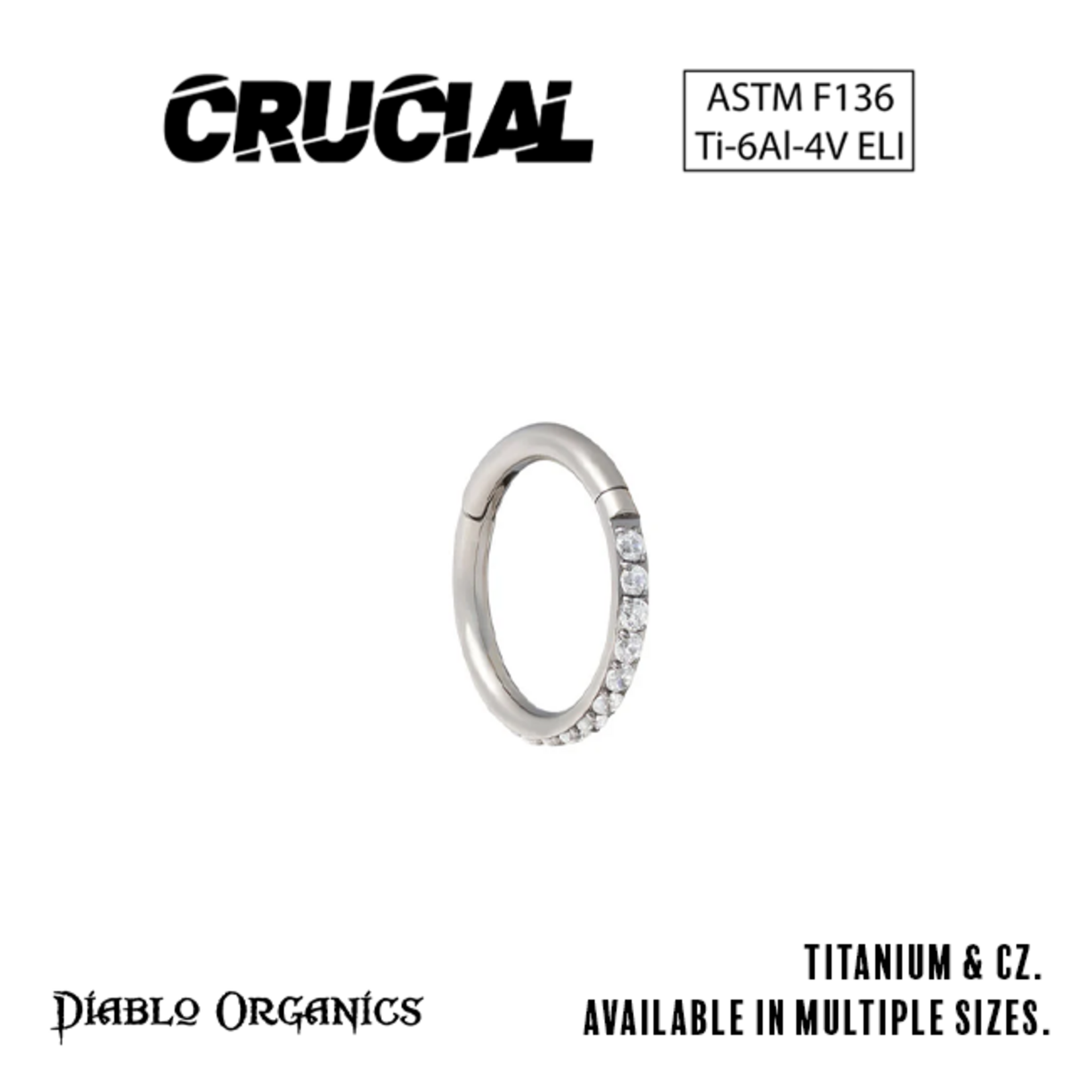 Crucial by Diablo Organics Crucial by Diablo Organics 16g titanium clicker with CZ