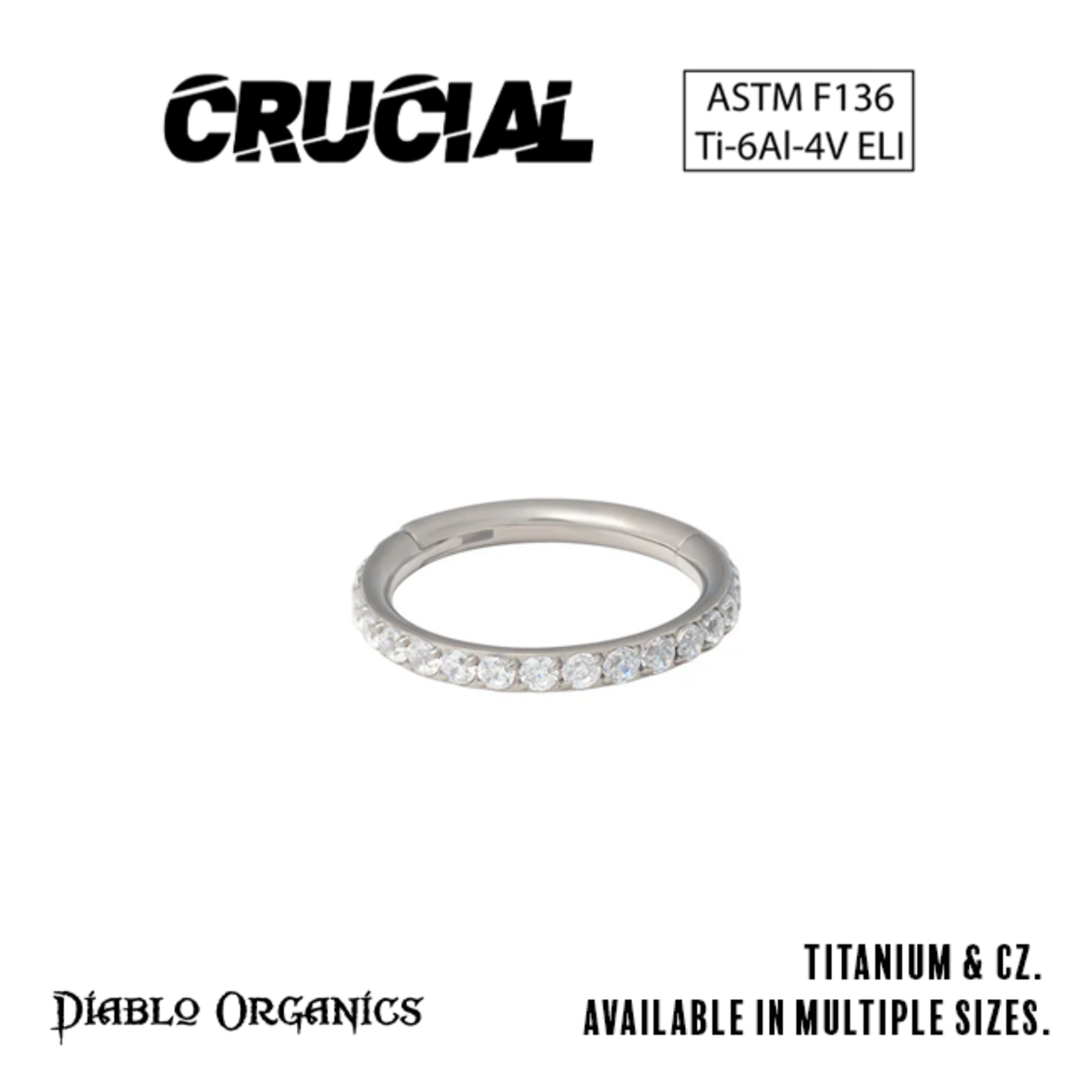 Crucial by Diablo Organics Crucial by Diablo Organics 16g titanium clicker with CZ