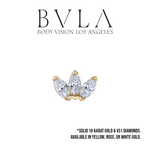 BVLA BVLA "Marquise Fan" Press-Fit End with VS1 Diamonds