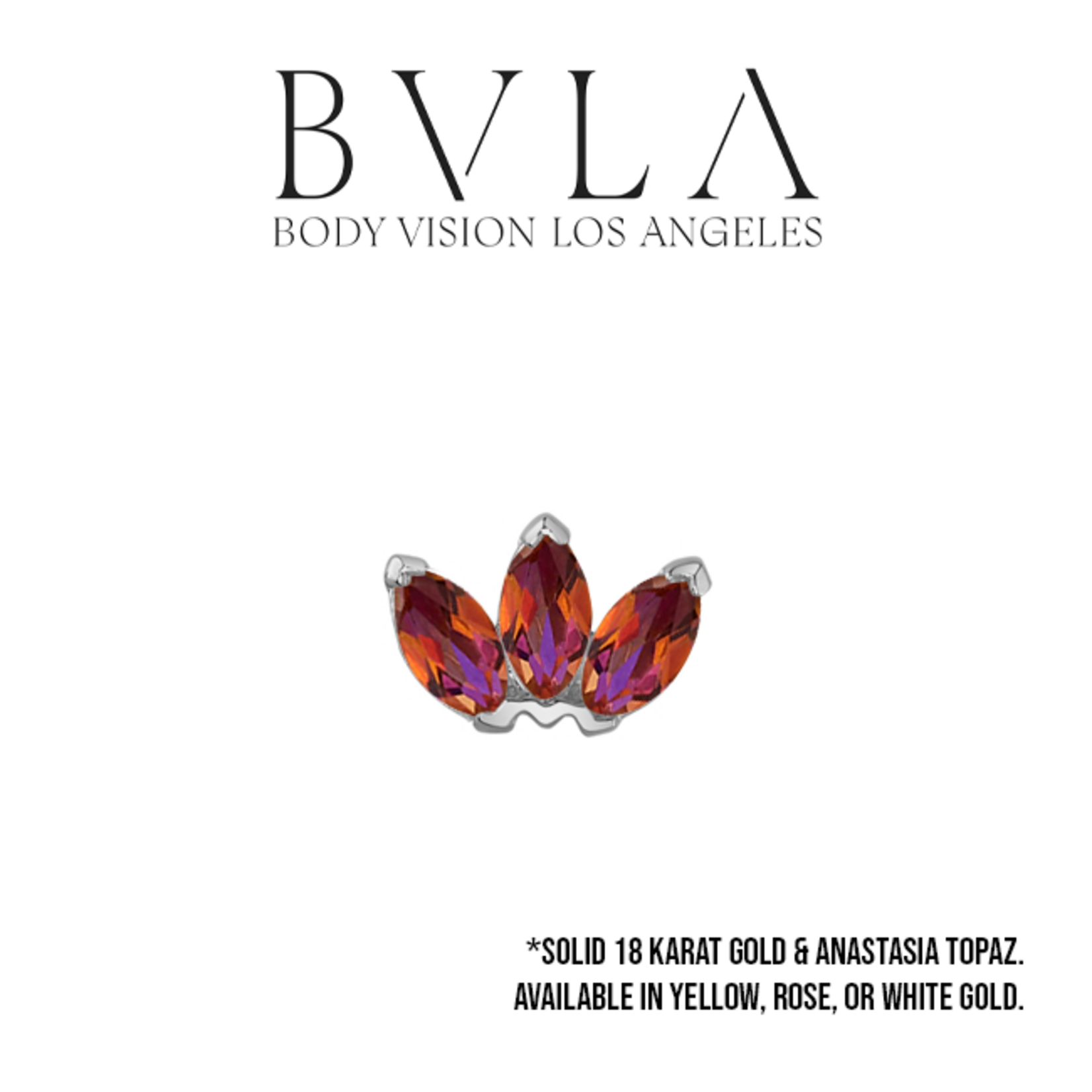 BVLA BVLA "Marquise Fan" press-fit end with Anastasia Topaz
