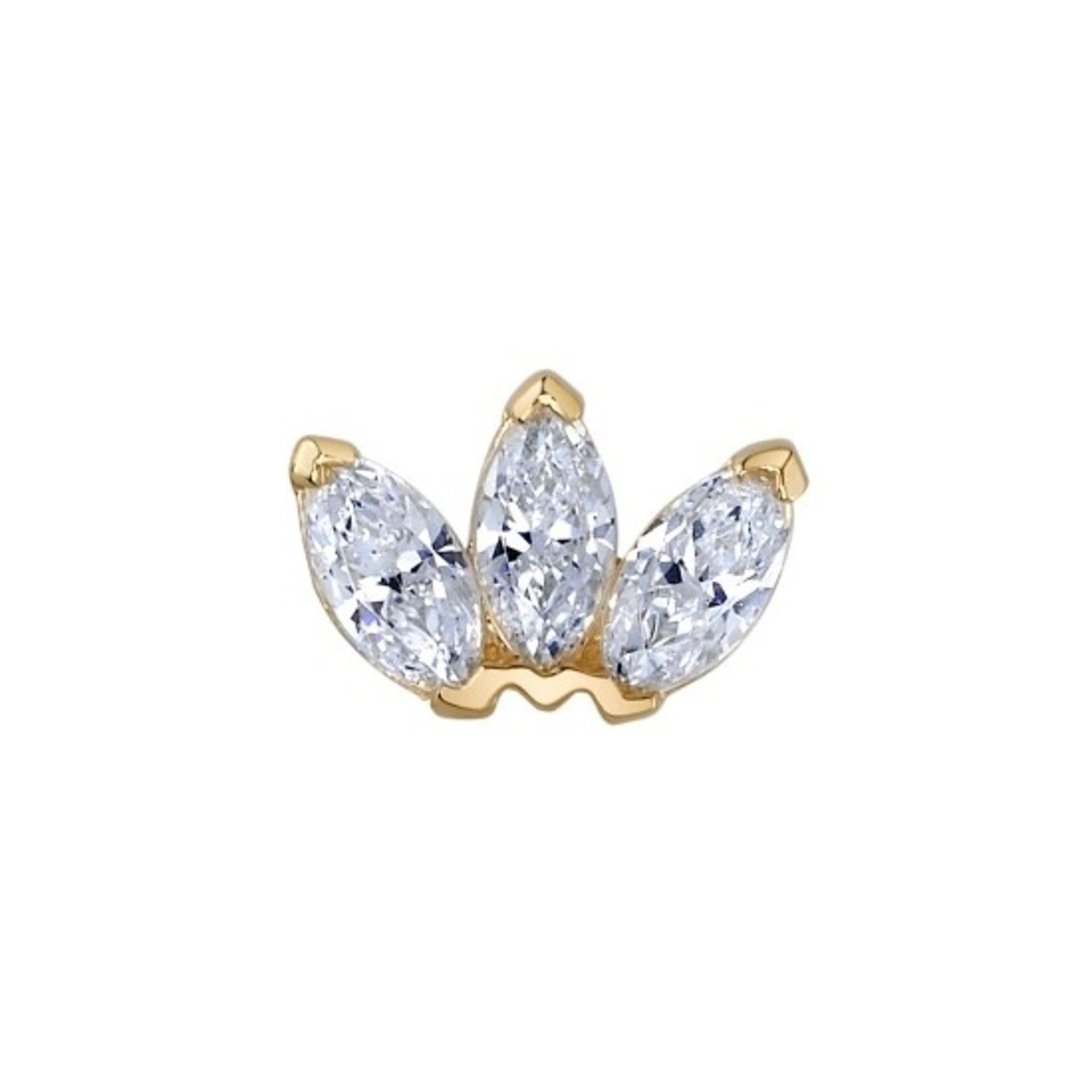 BVLA BVLA "Marquise Fan" press-fit end with CZ