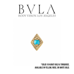 BVLA BVLA "Harlequin" Press-Fit End with Turquoise
