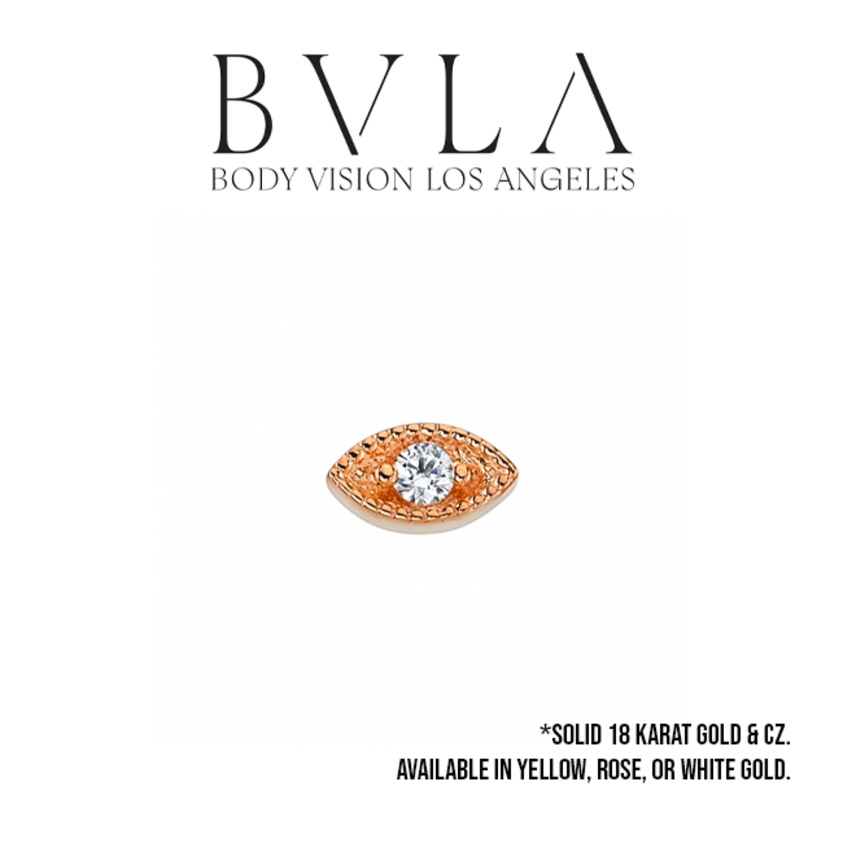 BVLA BVLA "Marquise Harlequin" press-fit end with CZ