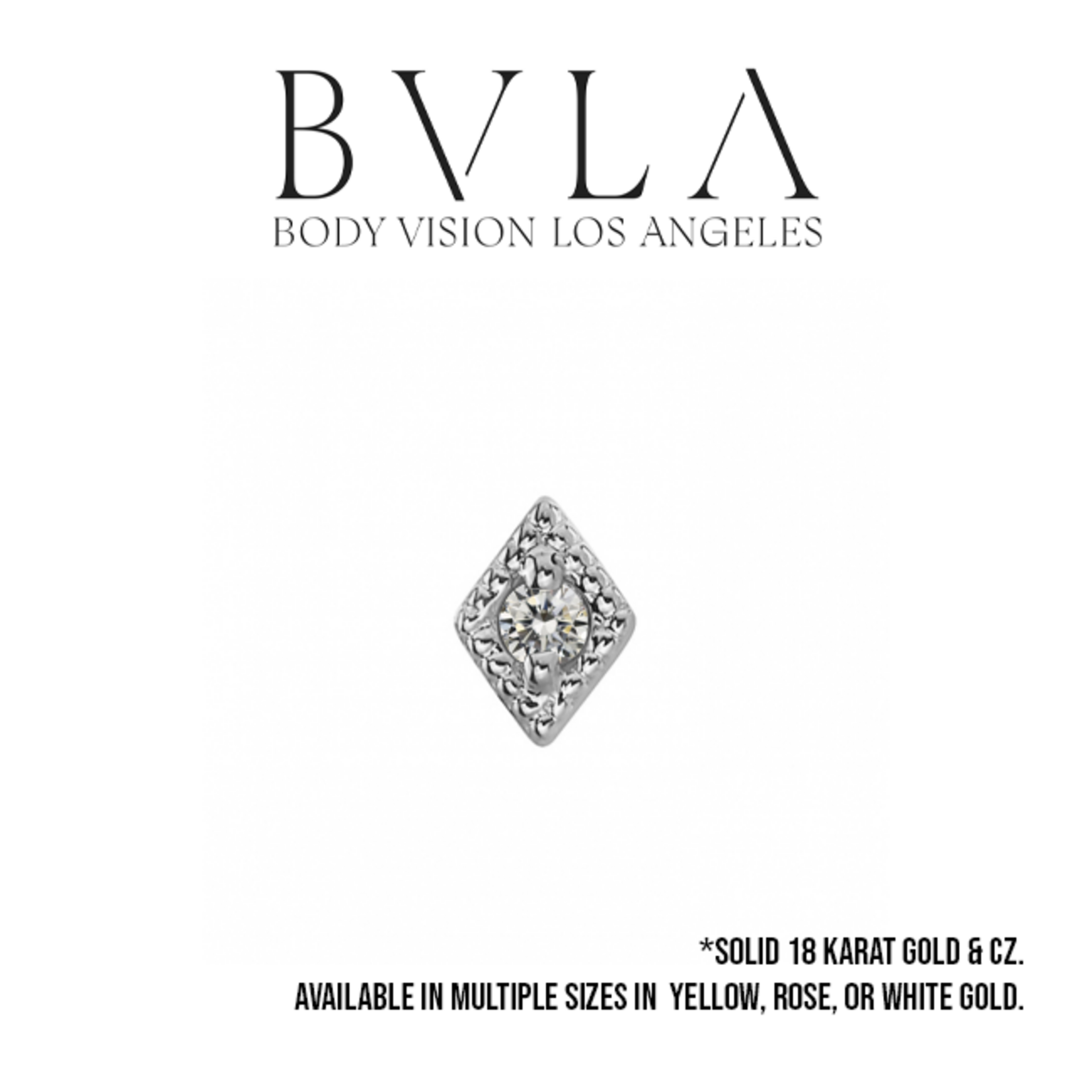 BVLA BVLA "Harlequin" press fit end with CZ