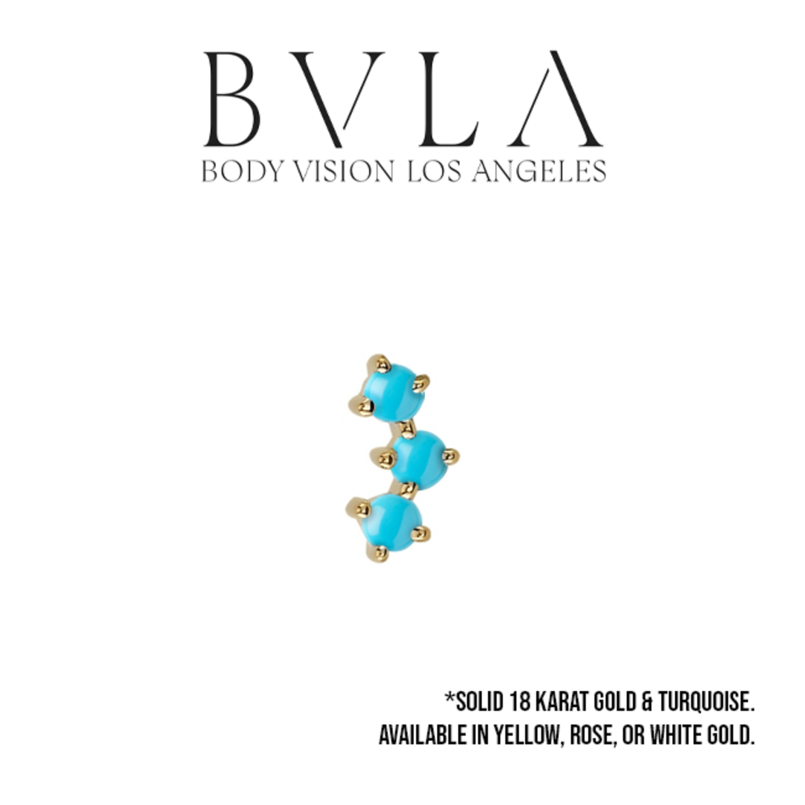 BVLA BVLA "Muse" press fit end with 3x Turquoise