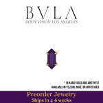 BVLA BVLA 16g 5.0x2.0mm "Deco Claw" Threaded End with AA Amethyst