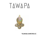 Tawapa Tawapa "Comet" Press-Fit End with Opal & CZ