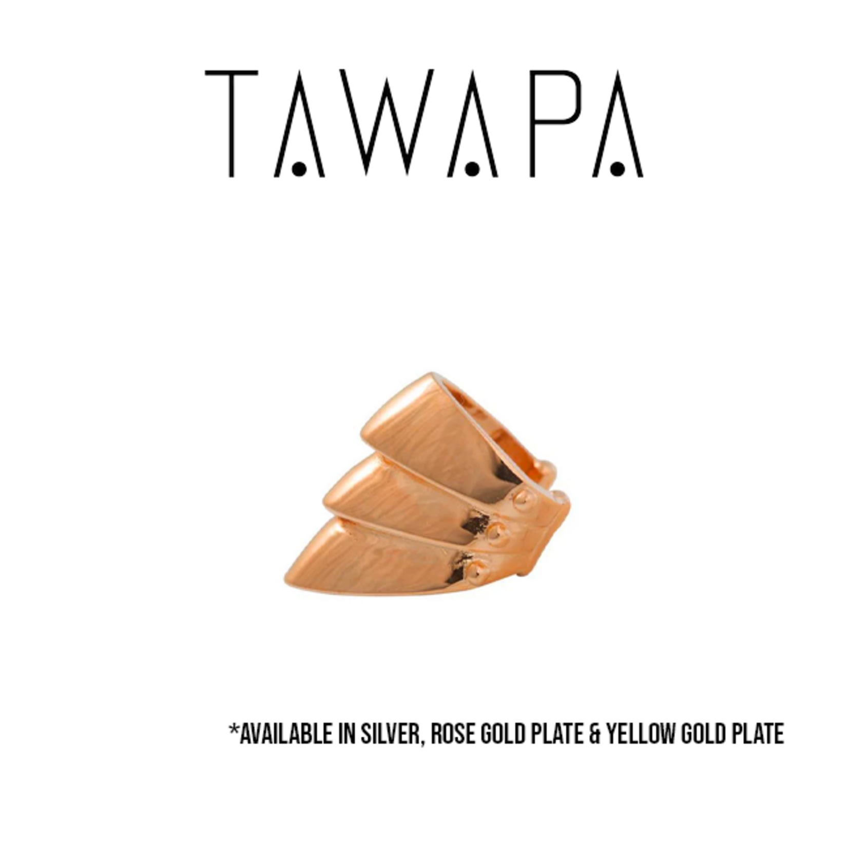 Tawapa Tawapa "Little Armored" ear cuff