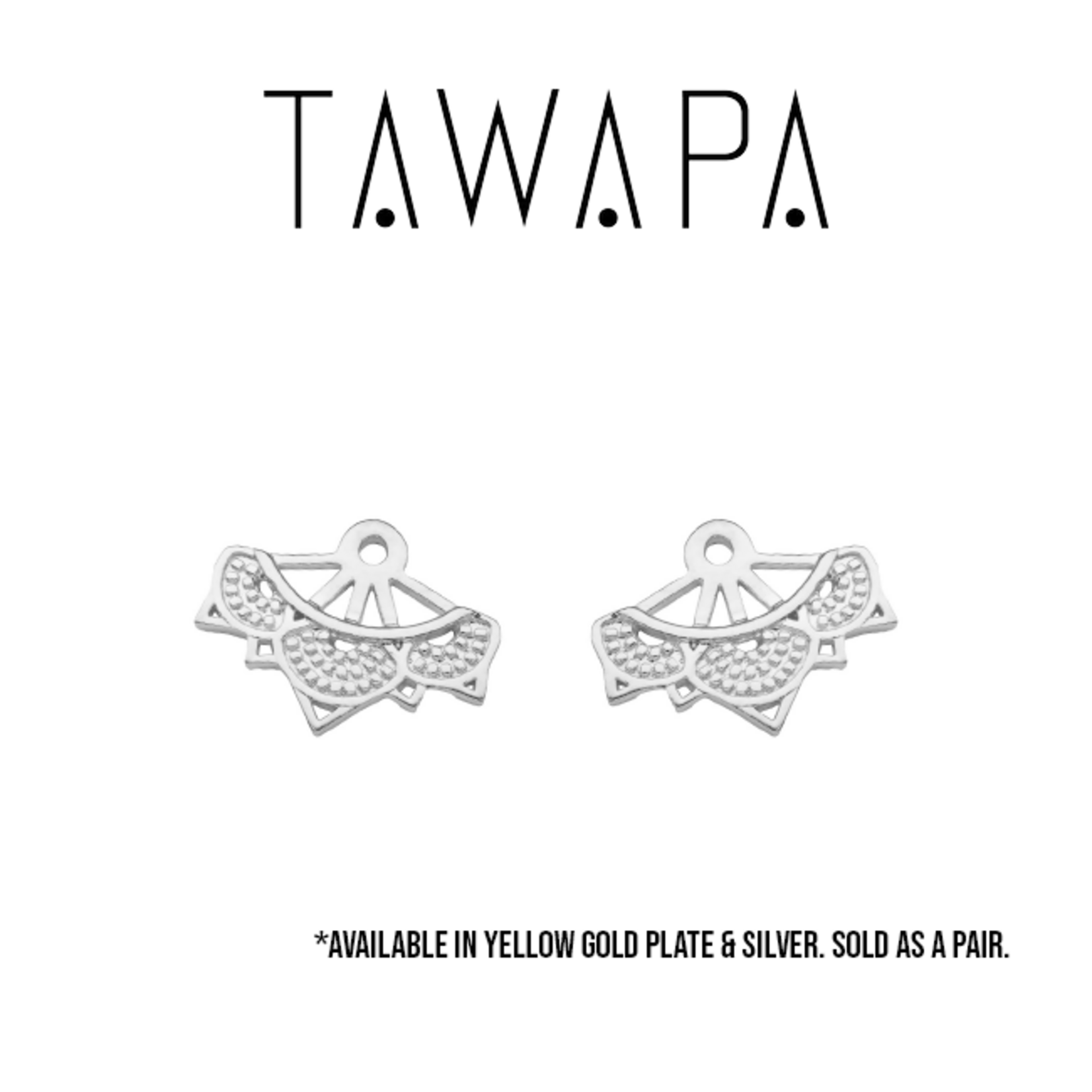 Tawapa Tawapa "Lotus" charm - sold as a pair