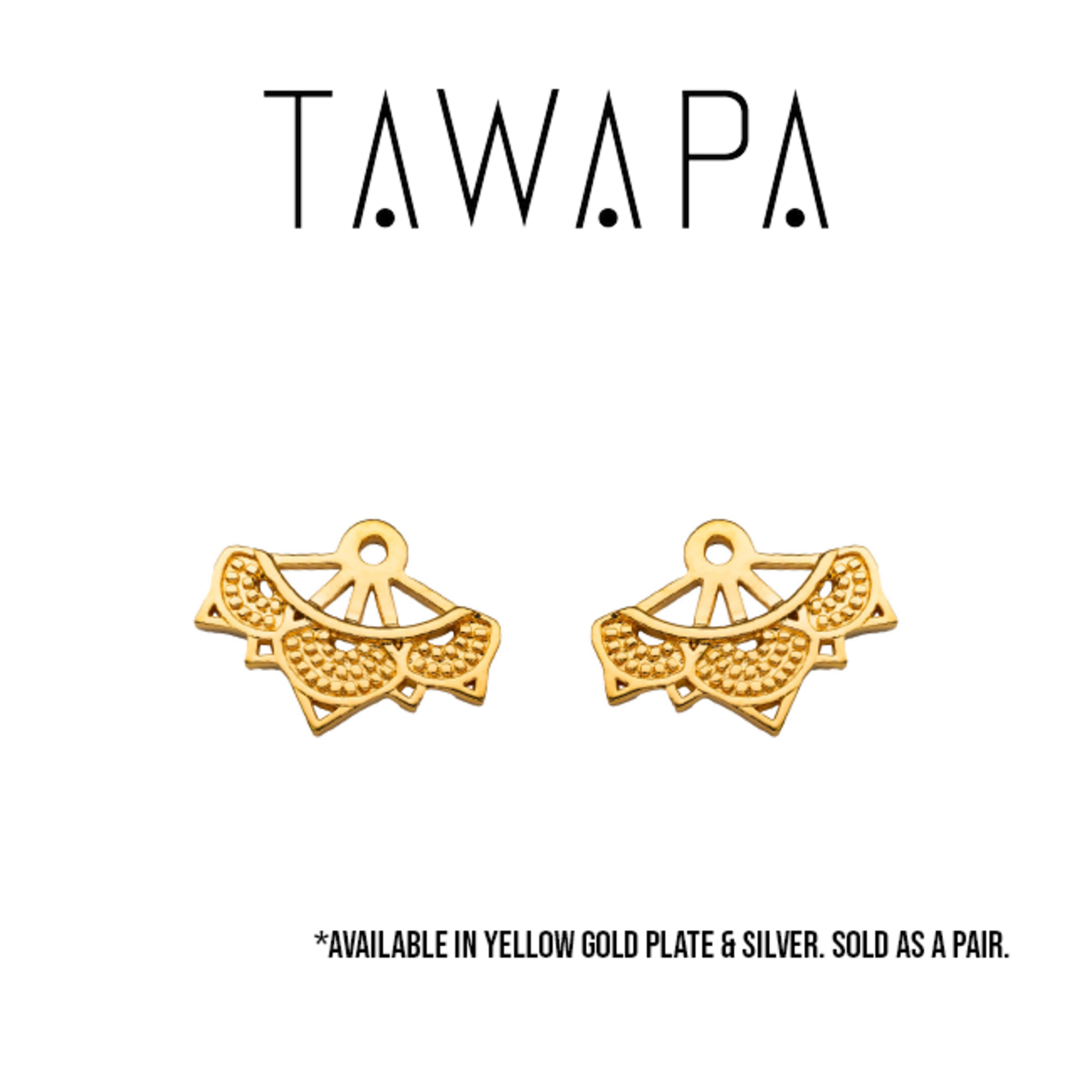 Tawapa Tawapa "Lotus" charm - sold as a pair