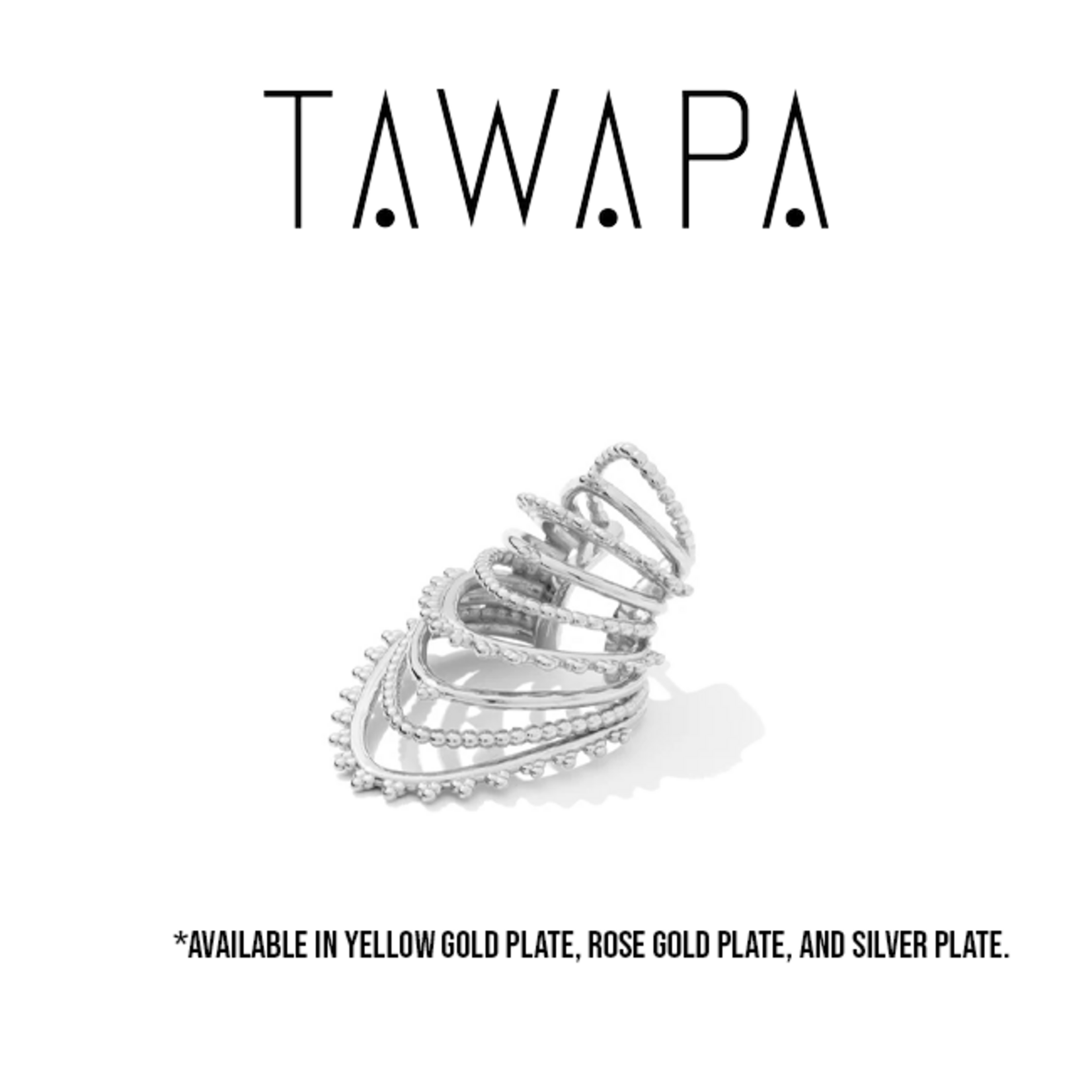 Tawapa Tawapa "Beaded Warrior" ear cuff