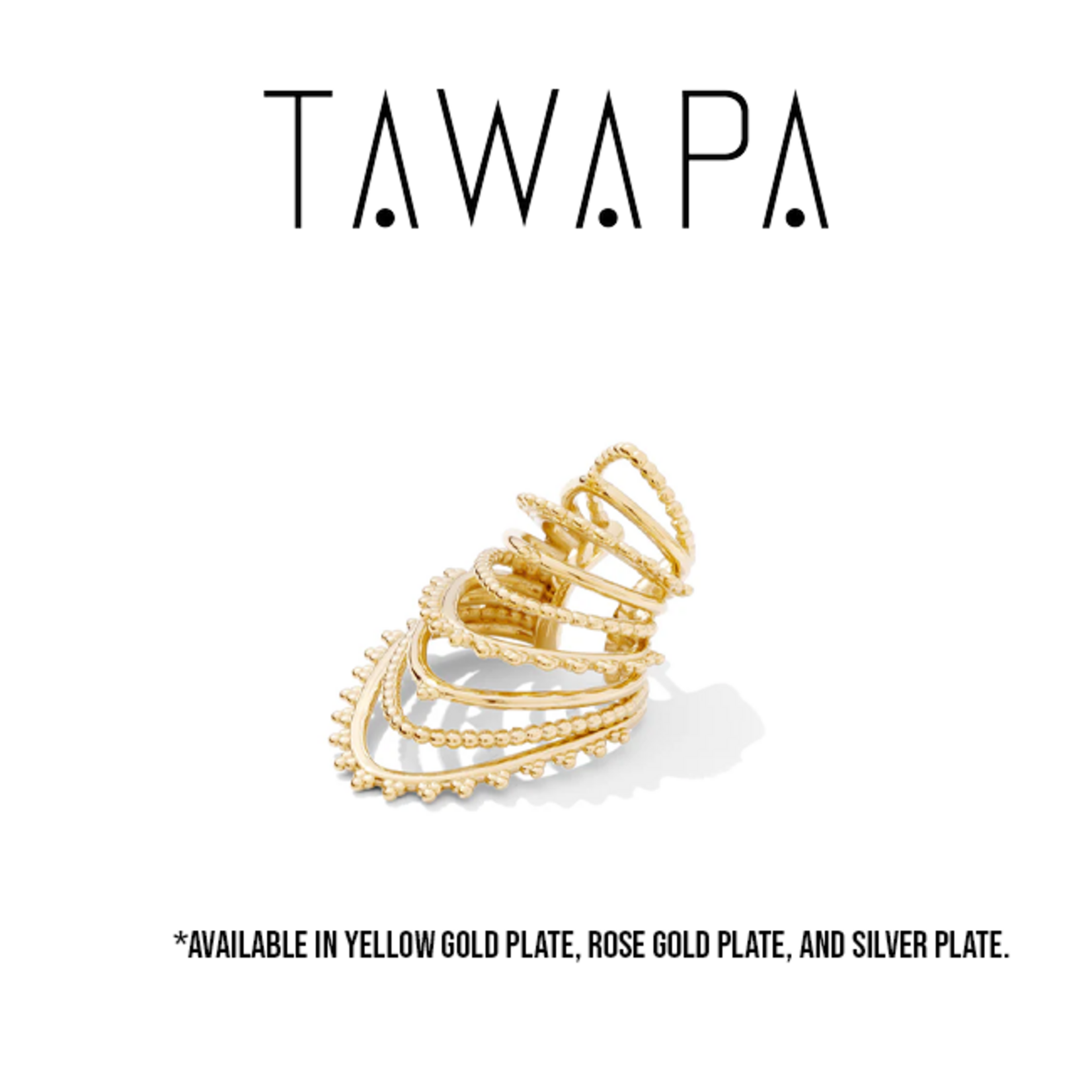 Tawapa Tawapa "Beaded Warrior" ear cuff