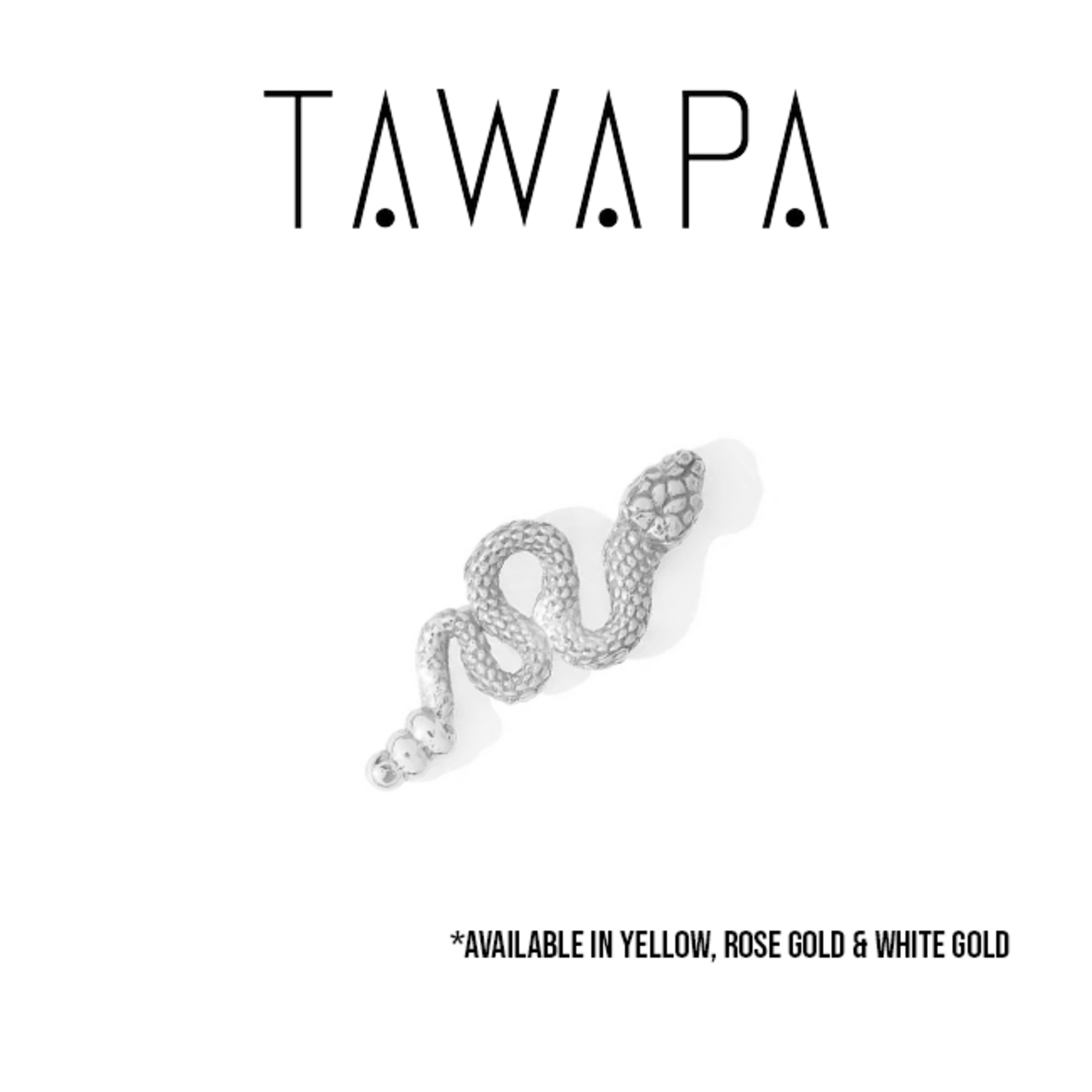 Tawapa Tawapa 11.0mm "Slither" snake press-fit end
