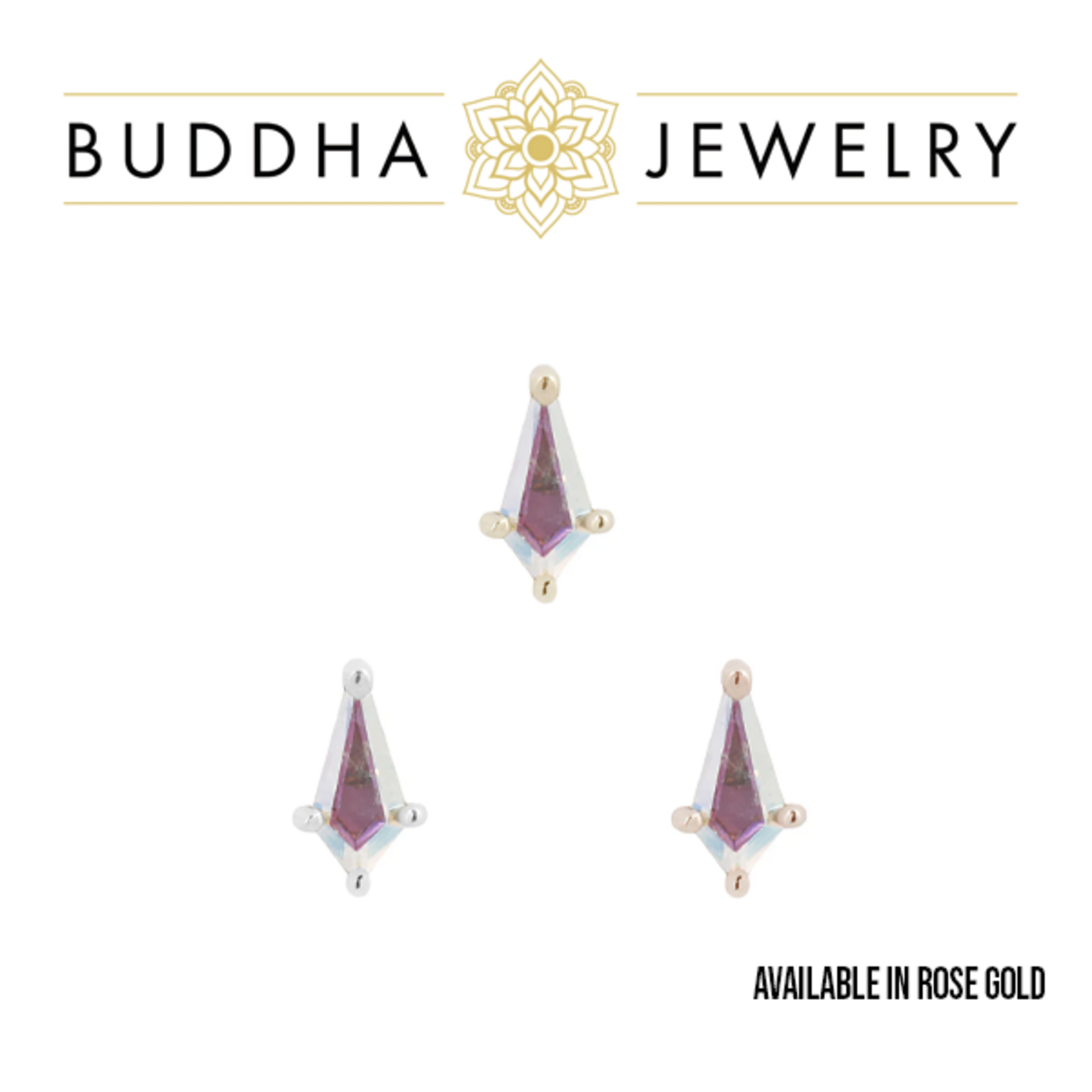 Buddha Jewelry Organics Buddha Jewelry Organics "Mini Soho" press fit end with Mercury Mist Topaz
