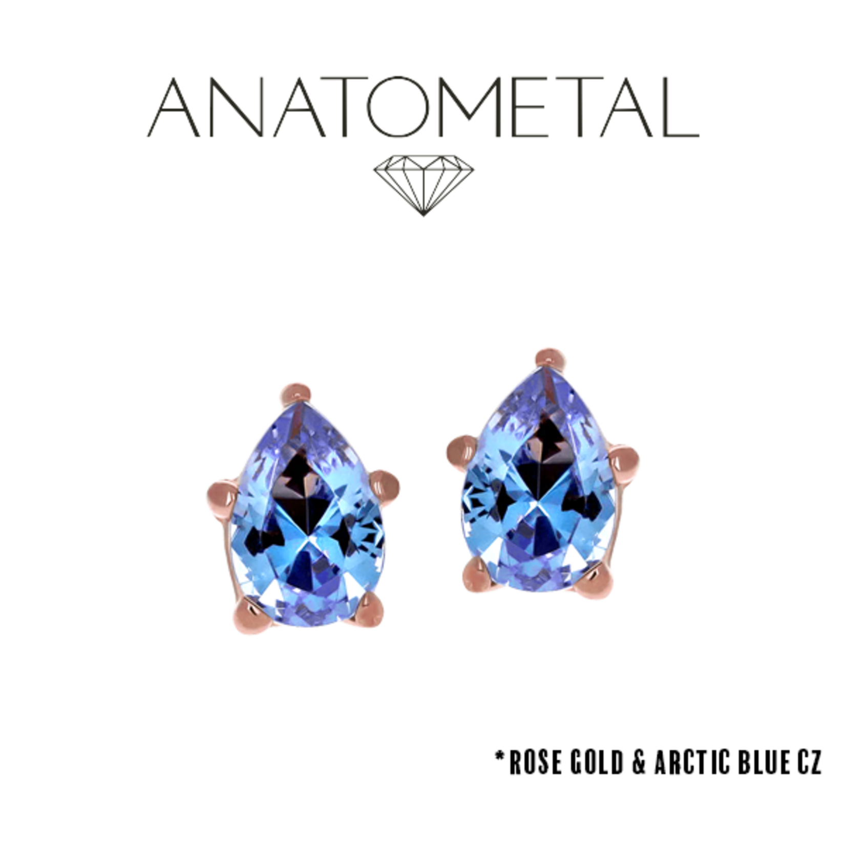 Anatometal Anatometal Pear Prong press-fit end