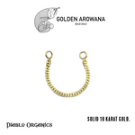 Golden Arowana by Diablo Organics Golden Arowana by Diablo Organics Herringbone Chain