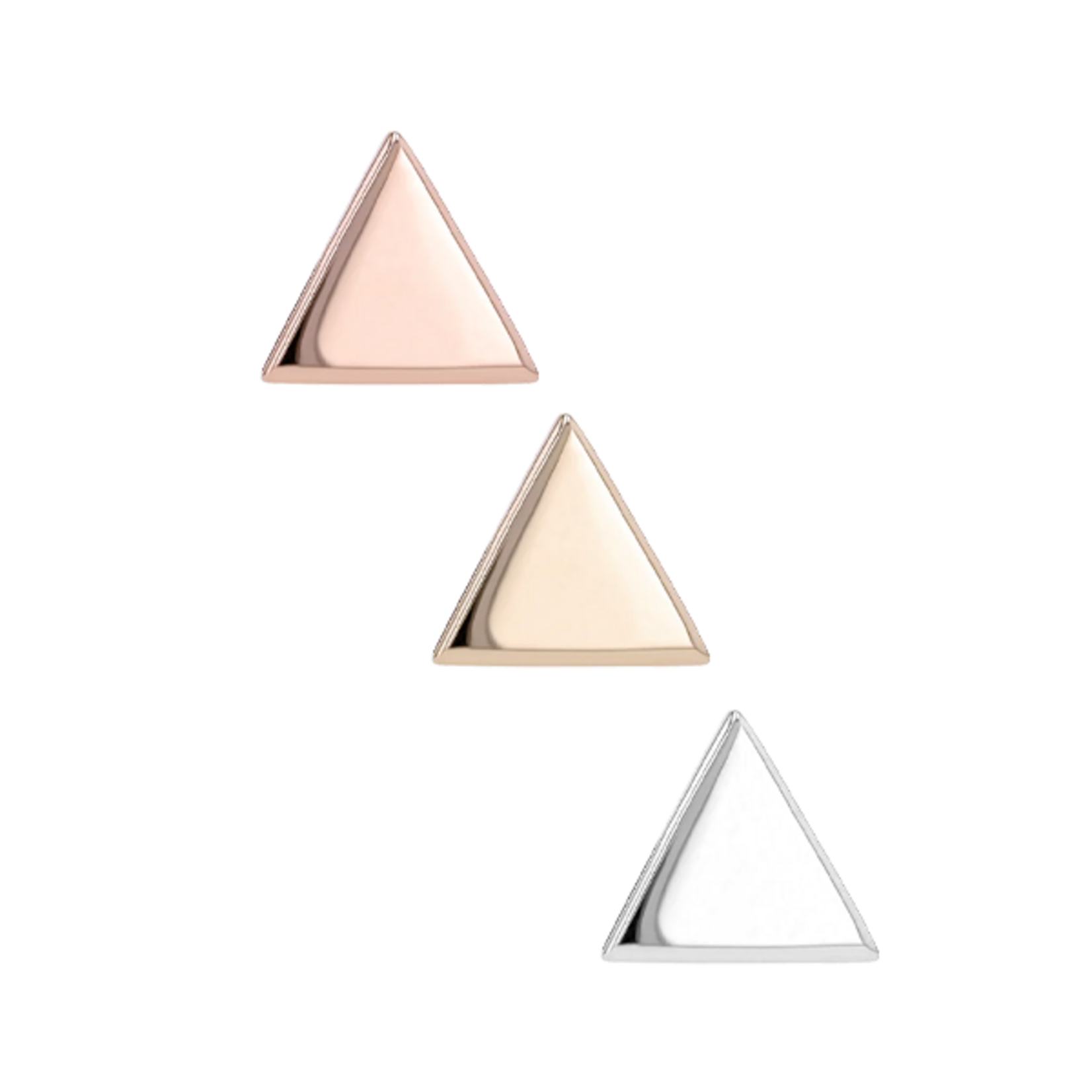 Anatometal Anatometal 16g gold Triangle threaded end