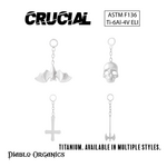 Crucial by Diablo Organics Crucial by Diablo Organics Titanium Charm