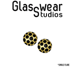 Glasswear studios Glasswear Studios Single Flared Honeycomb Plugs