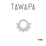 Tawapa Tawapa 16g Titanium "Duchess" Clicker with CZ