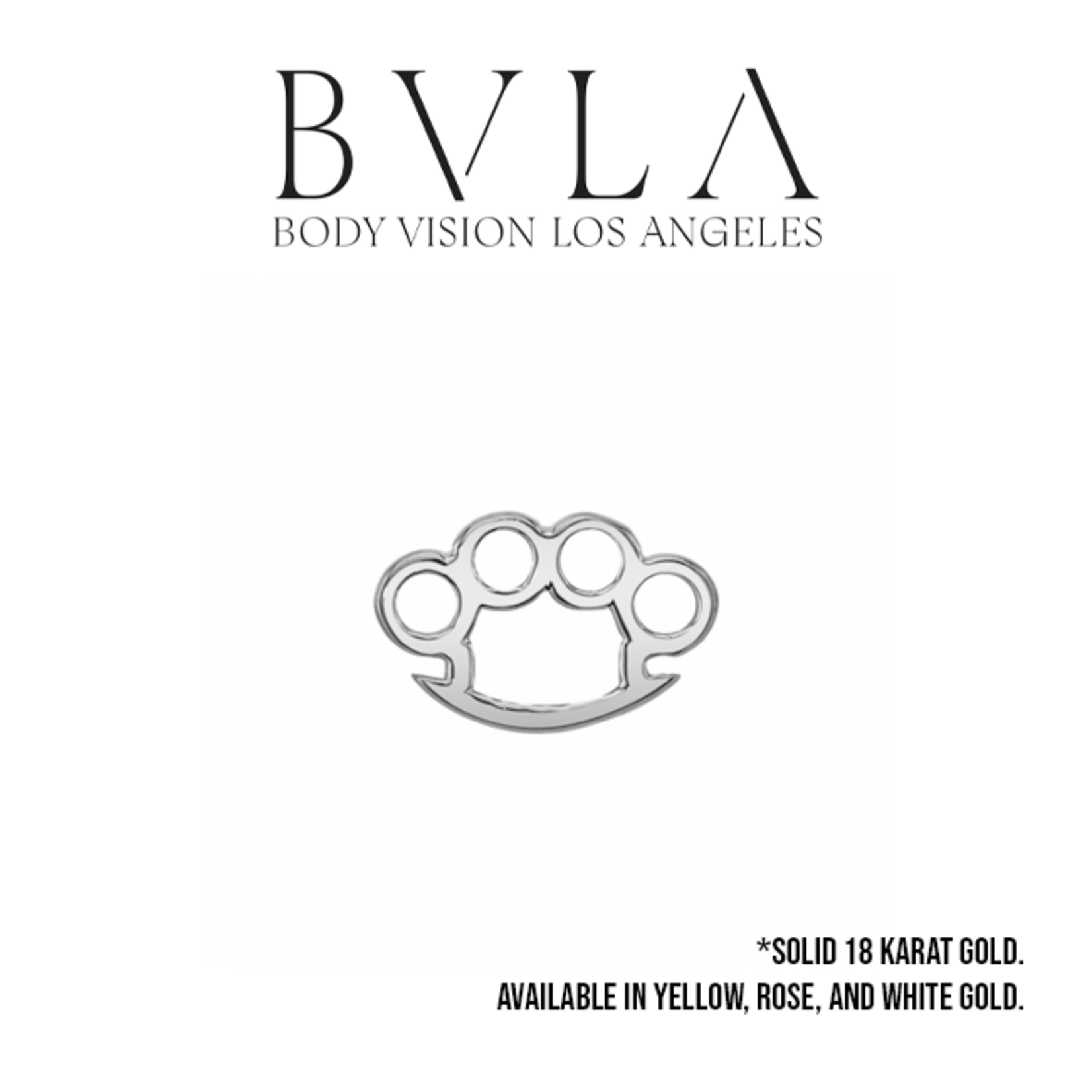 BVLA BVLA 14g 7.0x5.0mm "Brass Knuckles" threaded end