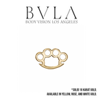 BVLA BVLA 14g 7.0x5.0mm "Brass Knuckles" Threaded End
