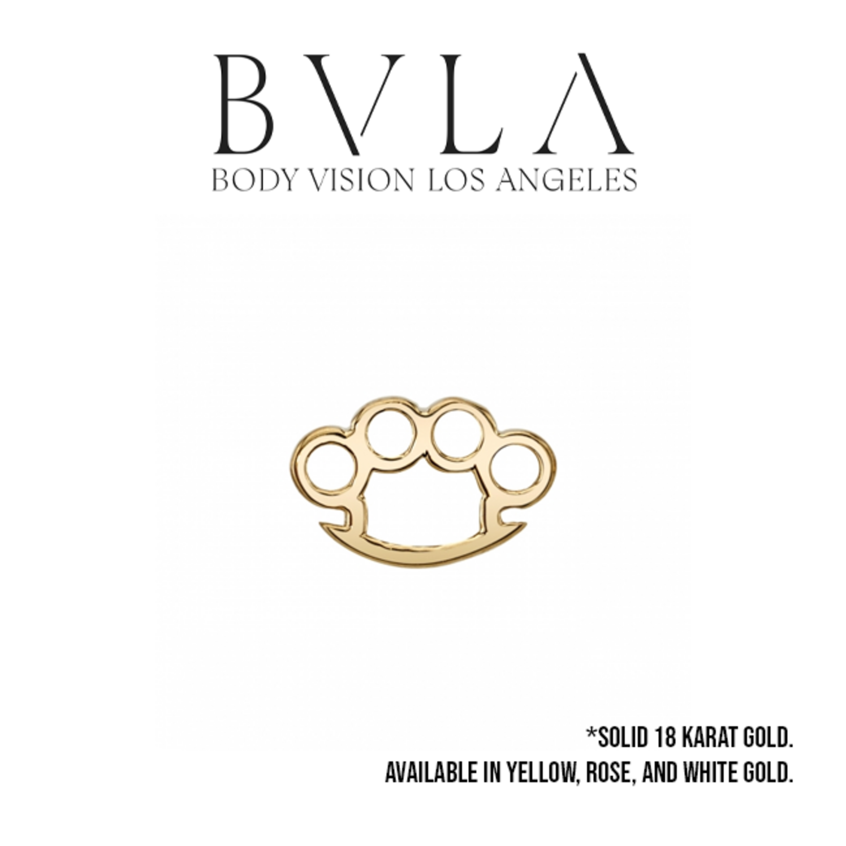 BVLA BVLA 14g 7.0x5.0mm "Brass Knuckles" threaded end