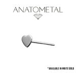 Anatometal Anatometal 20g "Heart" Nostril Screw