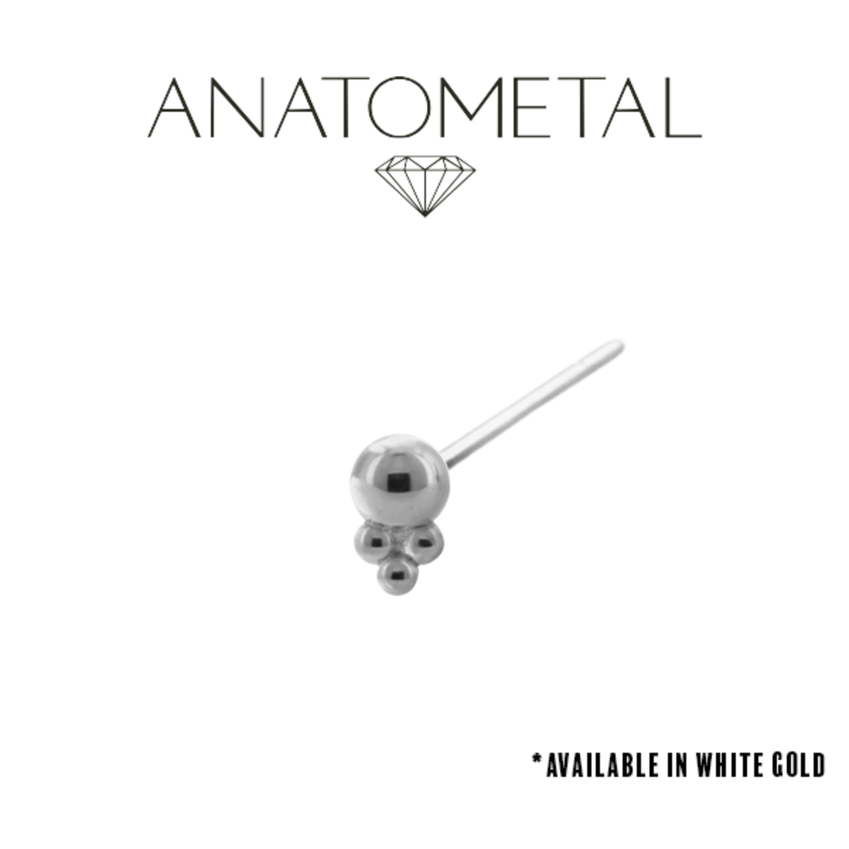 Anatometal Anatometal 20g "Desta 1" Nostril Screw