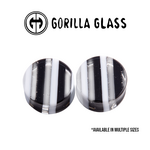 Gorilla Glass Gorilla Glass Striped Double Flare Plugs