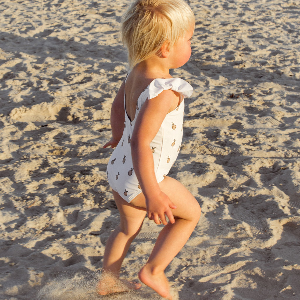 Maillot De Bain Bebe Fille Ivory Lemons Charles Et Sofia Boutique Pour Enfants