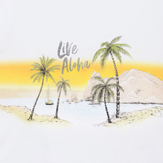 Mayoral T-shirt "live aloha" - Blanc
