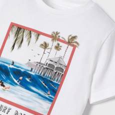 Mayoral T-shirt "surf day" - Blanc