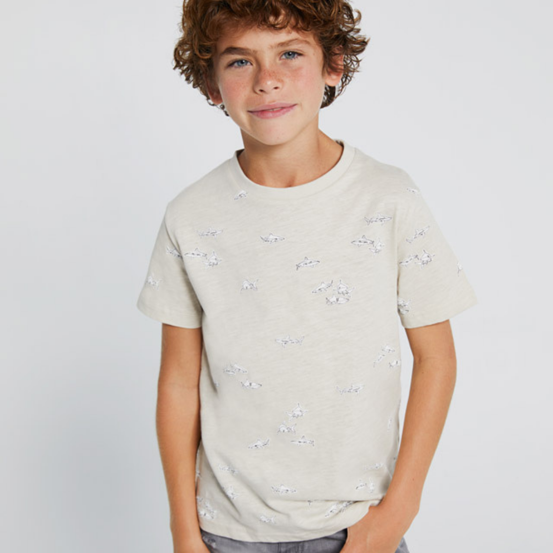 T-shirt m/c imprimé - Lin - Charles et 