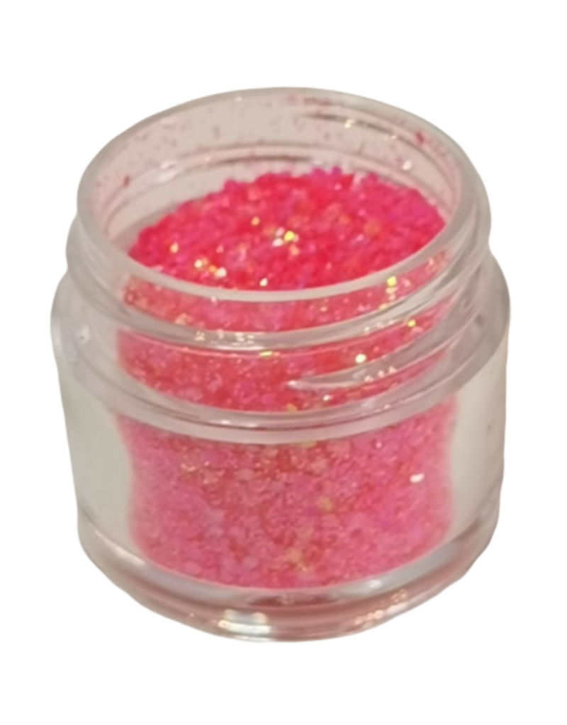 L'ONGLE-RIE MÉLISSA HOUDE Brillant translucide (mixte) 1/4 oz rose barbie hologramme