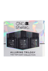 CND SHELLAC Cnd shellac - coffret top coat (matte, glitter, pearl) 7.3ml chacun