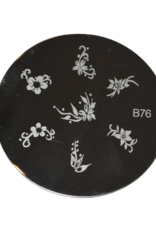 Plaque d'image ronde pour stamping - No. B-76