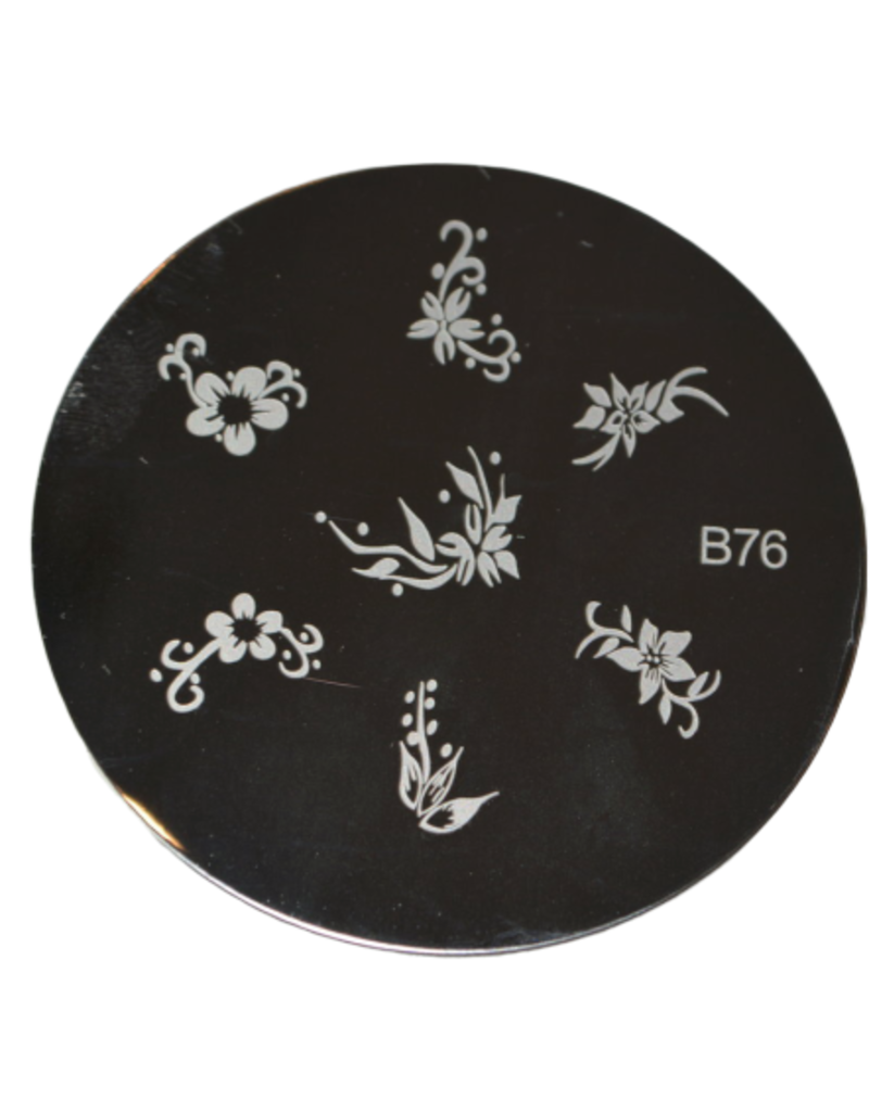 Plaque d'image ronde pour stamping - No. B-76