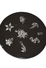 Plaque d'image ronde pour stamping - No. B-77