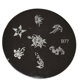 Plaque d'image ronde pour stamping - No. B-77
