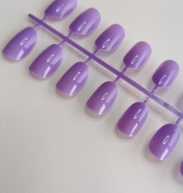 Faux ongles de couleur lilac - 20 unités