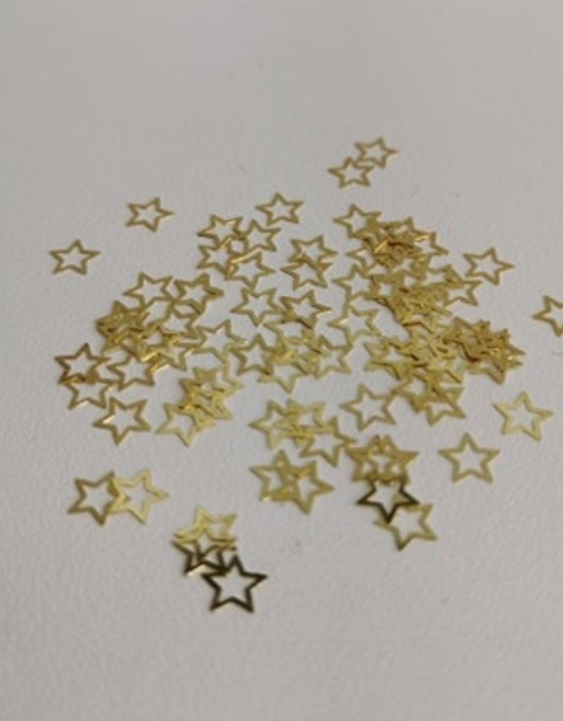 Fantaisie métallique doré - étoile - 50 unités