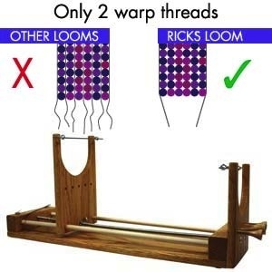 KNIT The Ricks Beading Loom - The Two Wrap Loom
