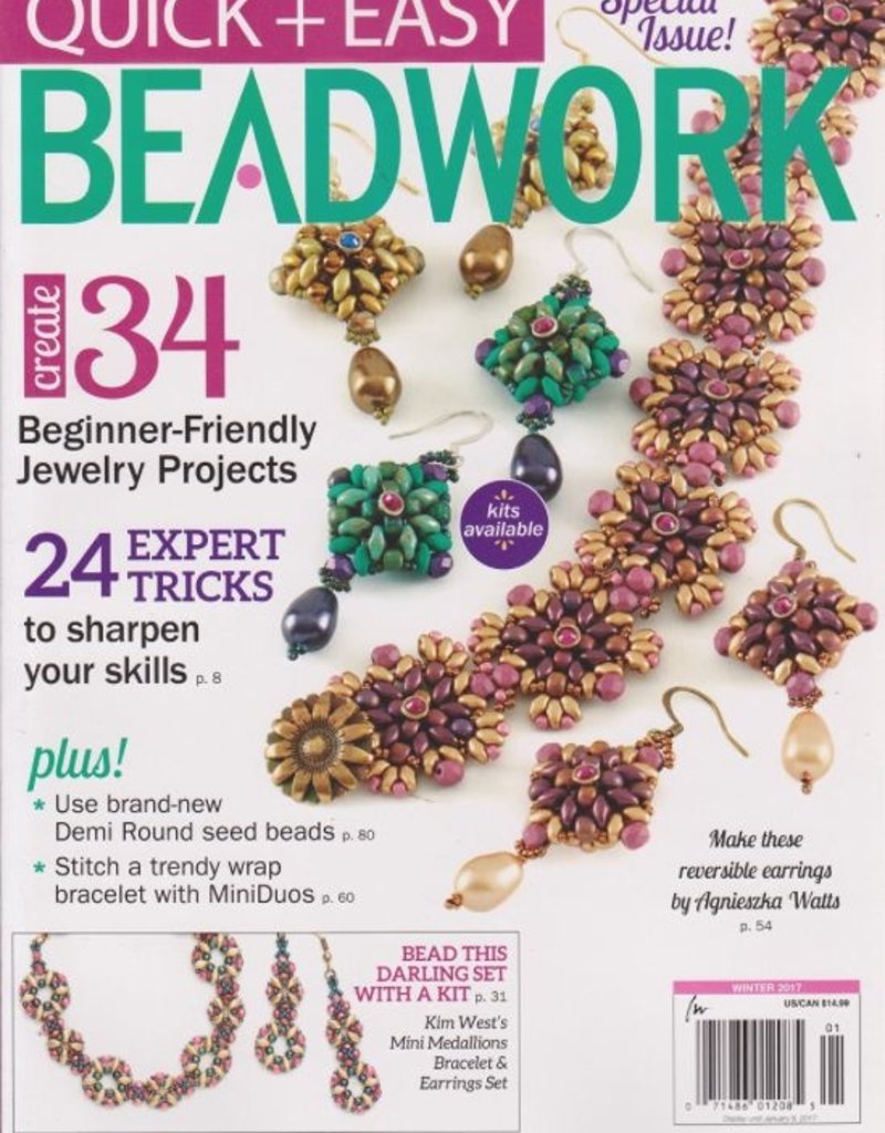 Magazines & Books Beadwork Quick & Easy - 2017 01 Winter