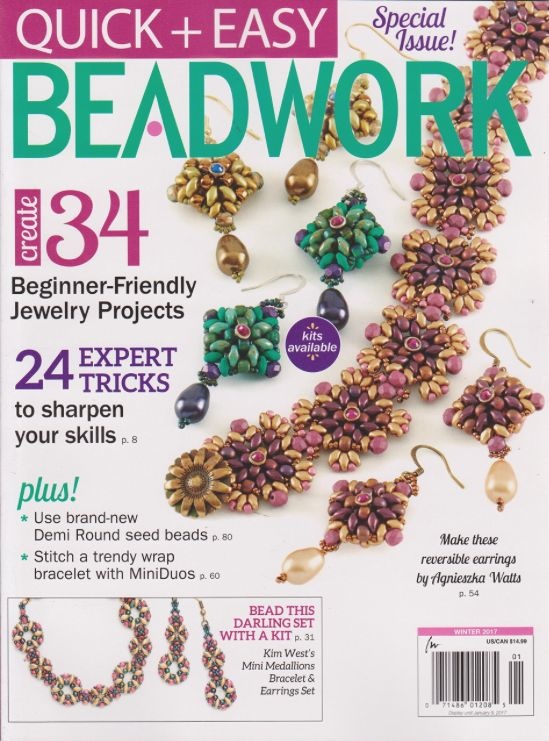 Magazines & Books Beadwork Quick & Easy - 2017 01 Winter