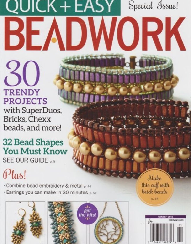Magazines & Books Beadwork Quick & Easy - 2016 01 Winter