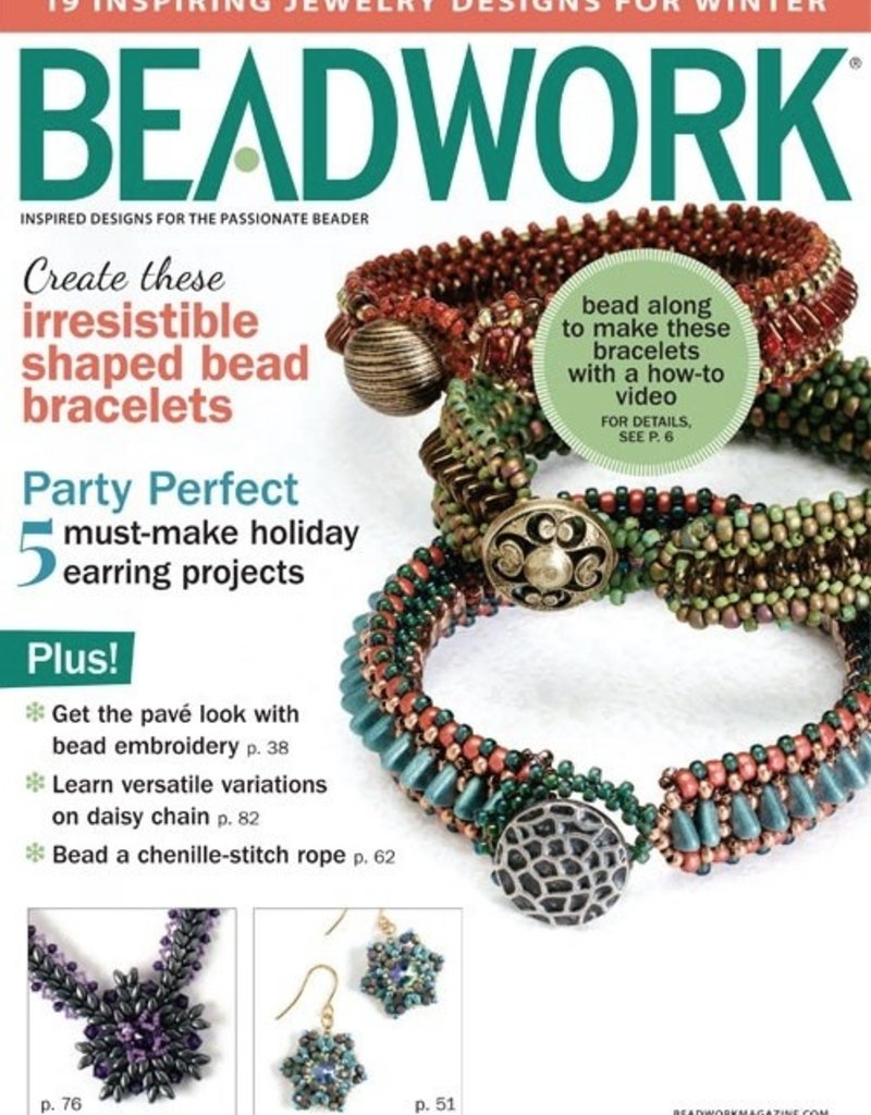 Magazines & Books Beadwork - 2014 12 Dec. / Jan. 2015